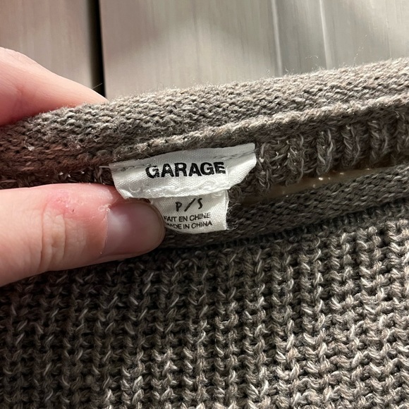 Garage Cropped Knit Long Sleeve - Picture 2 of 3